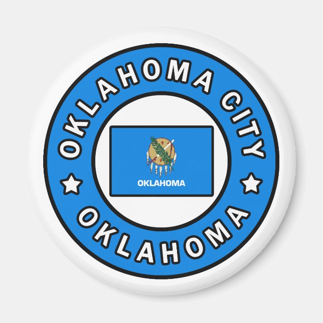 Oklahoma City Oklahoma Magnet (Front)
