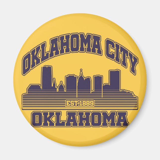 Oklahoma City,Oklahoma  Magnet (Front)