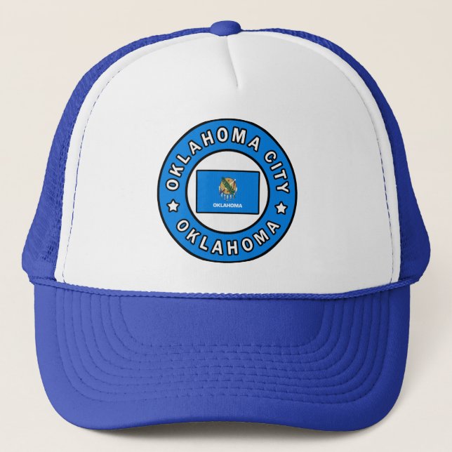 Oklahoma City Oklahoma Trucker Hat (Front)