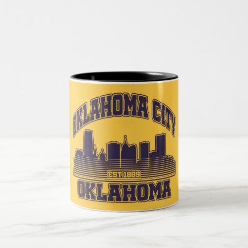 Oklahoma CityOklahoma  Two_Tone Coffee Mug