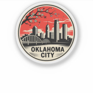Oklahoma City Oklahoma USA Sticker