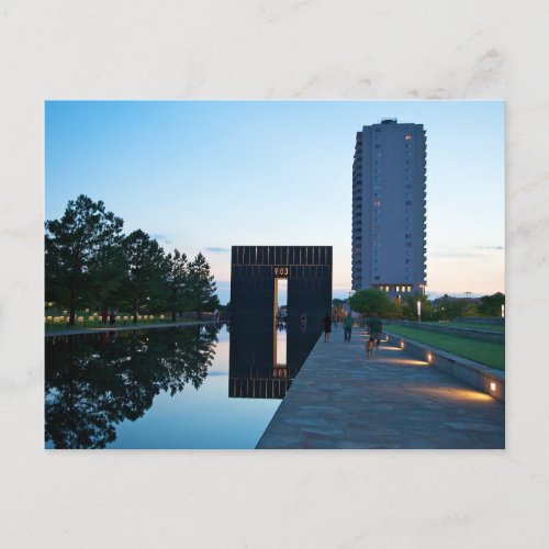 Oklahoma City Reflecting Pool Gate 903 Postcard