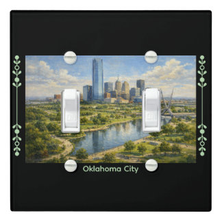 Oklahoma City Serving Tray Light Switch Cover
