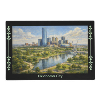 Oklahoma City Serving Tray Placemat