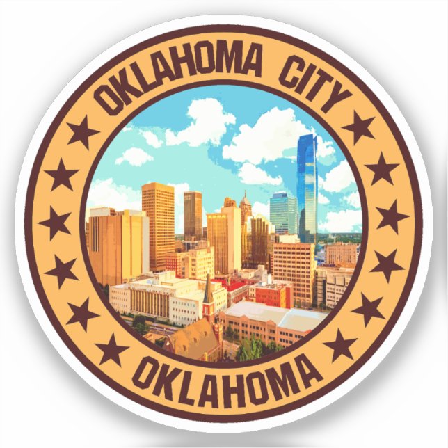 Oklahoma City                                      Sticker (Front)
