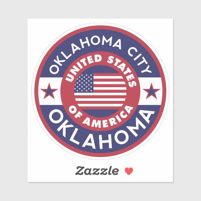 OKLAHOMA CITY STICKER (Sheet)