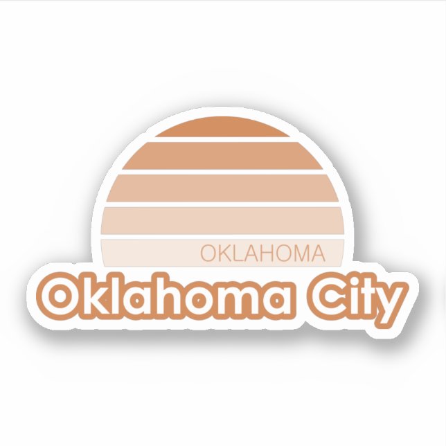 Oklahoma City  Sticker (Front)