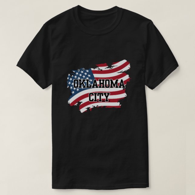 Oklahoma City USA T-Shirt (Design Front)