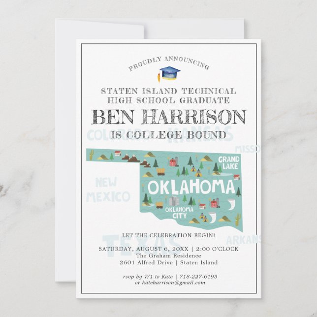 Oklahoma | College Bound Graduation Party (Front)