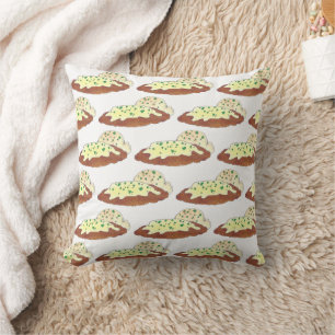 Oklahoma Country Chicken Fried Steak Foodie OK Throw Pillow