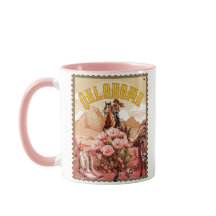 Oklahoma Cowgirl Stamp