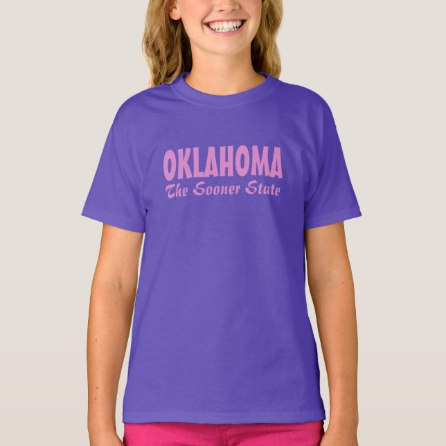 OKLAHOMA custom text clothing T-Shirt (Front)