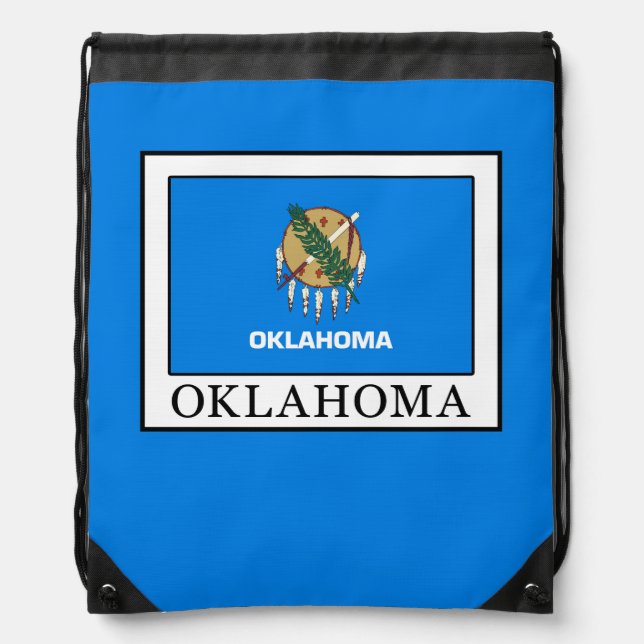 Oklahoma Drawstring Bag (Front)