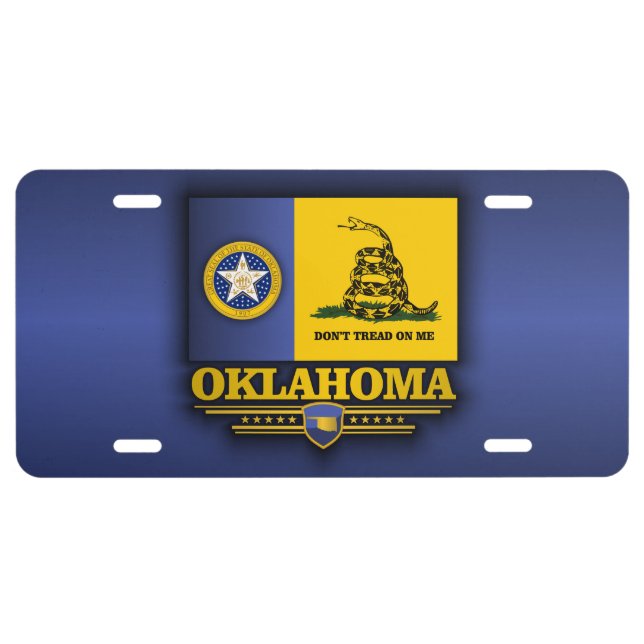 Oklahoma DTOM License Plate (Front)
