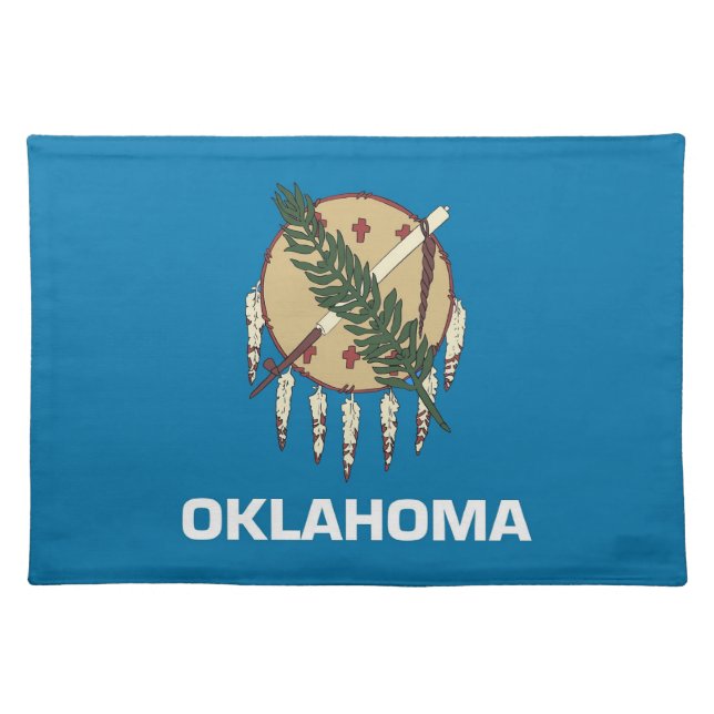 Oklahoma Flag American MoJo Placemat (Front)