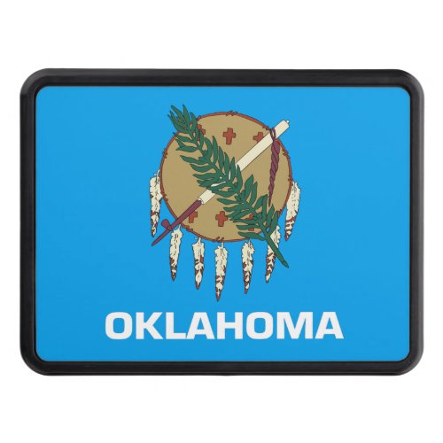 Oklahoma flag hitch cover