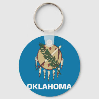 Oklahoma Flag Keychain