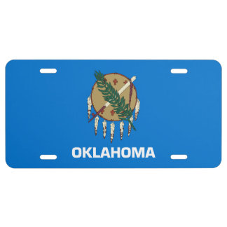Oklahoma Flag License Plate