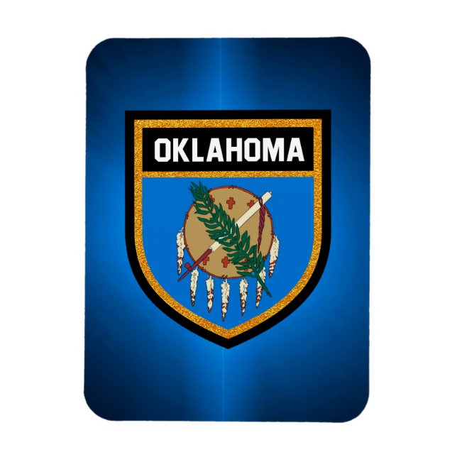 Oklahoma  Flag Magnet (Vertical)
