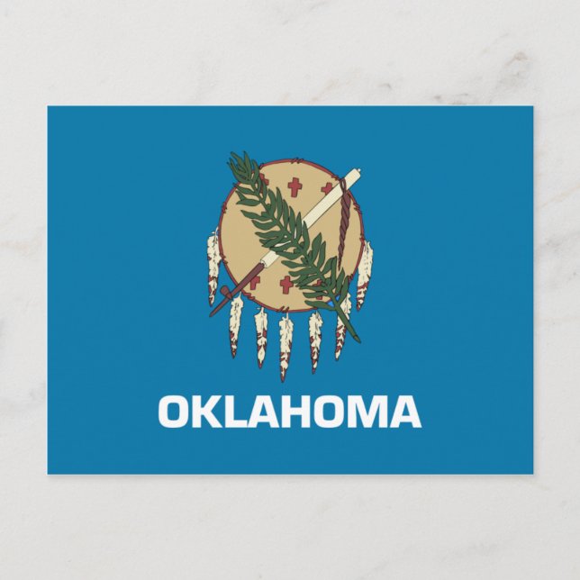 Oklahoma Flag Postcard (Front)