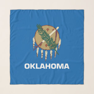 Oklahoma flag scarf