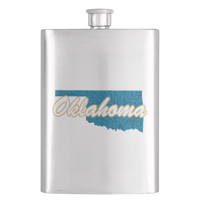 Oklahoma Flask (Front)