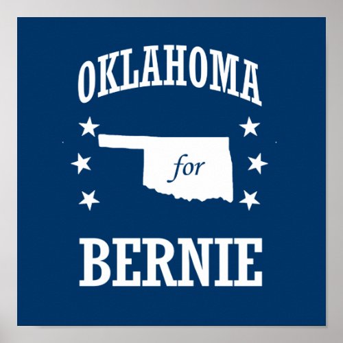 OKLAHOMA FOR BERNIE SANDERS POSTER