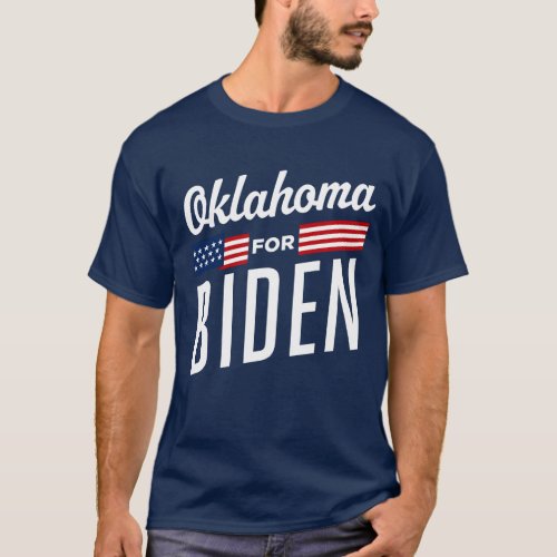 Oklahoma For Biden 2024 T_Shirt