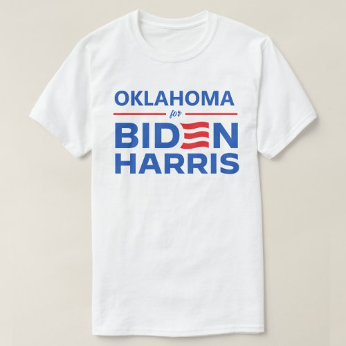 Oklahoma for Biden Harris T_Shirt