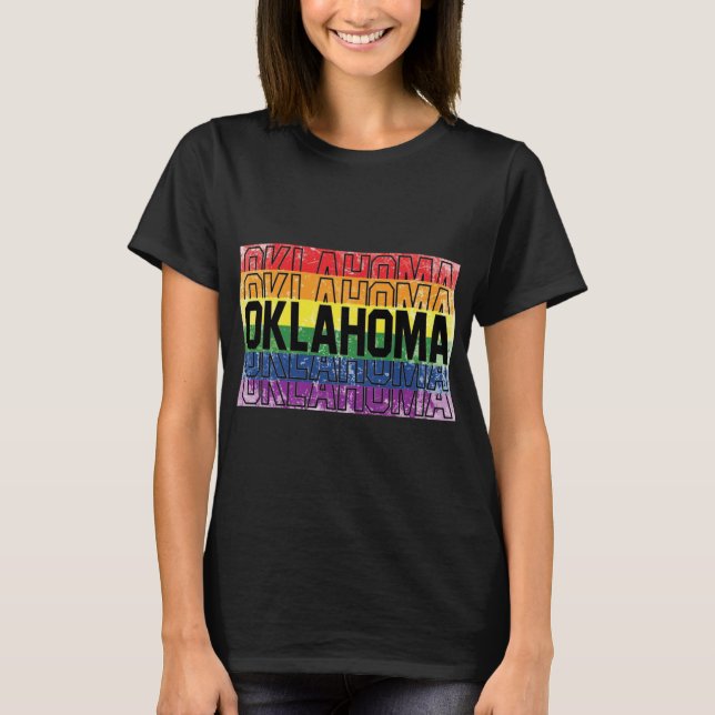 Oklahoma Gay Pride  T-Shirt (Front)