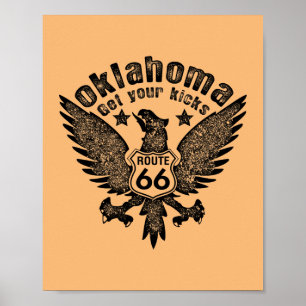 Oklahoma Get Your Kick Poster
