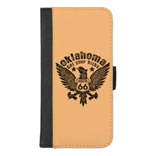 Oklahoma Get Your Kicks iPhone 8/7 Plus Wallet Case