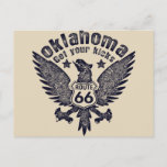 Oklahoma Get Your Kicks Route 66 Postcard