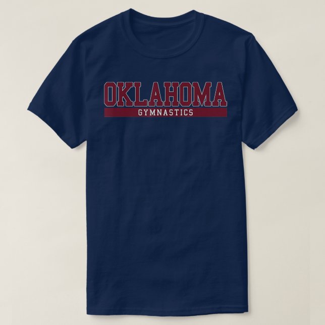 Oklahoma Gymnastics  T-Shirt (Design Front)