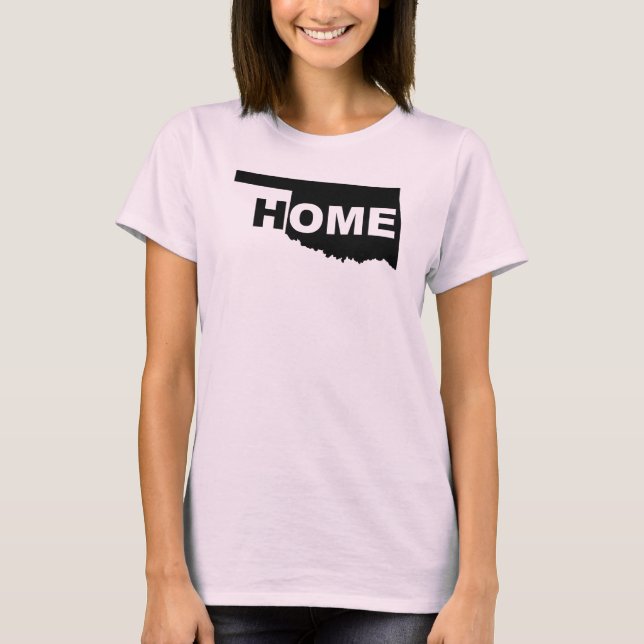 Oklahoma Home Away From State T-Shirt Tees (Front)