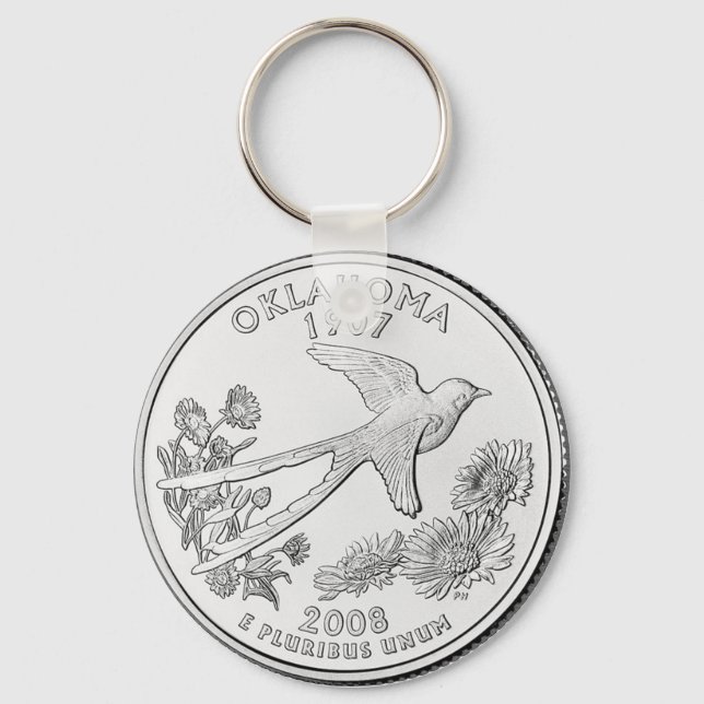 Oklahoma Keychain (Front)
