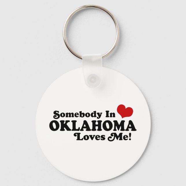 Oklahoma Keychain (Front)
