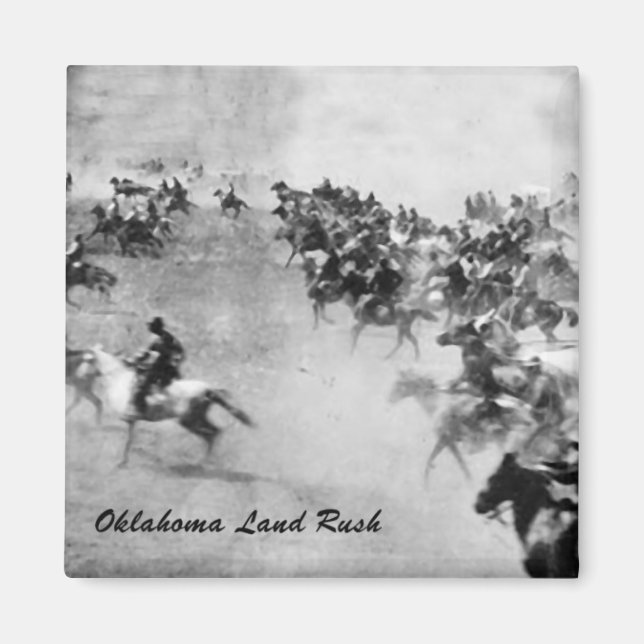 Oklahoma Land Rush Magnet (Front)