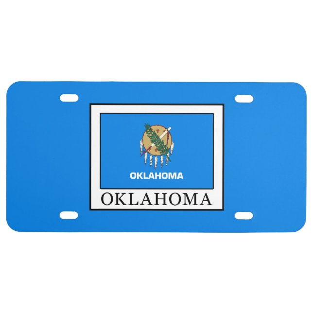 Oklahoma License Plate (Front)