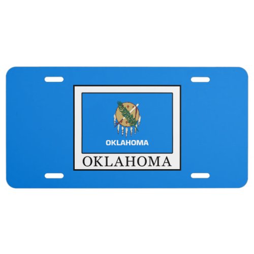 Oklahoma License Plate