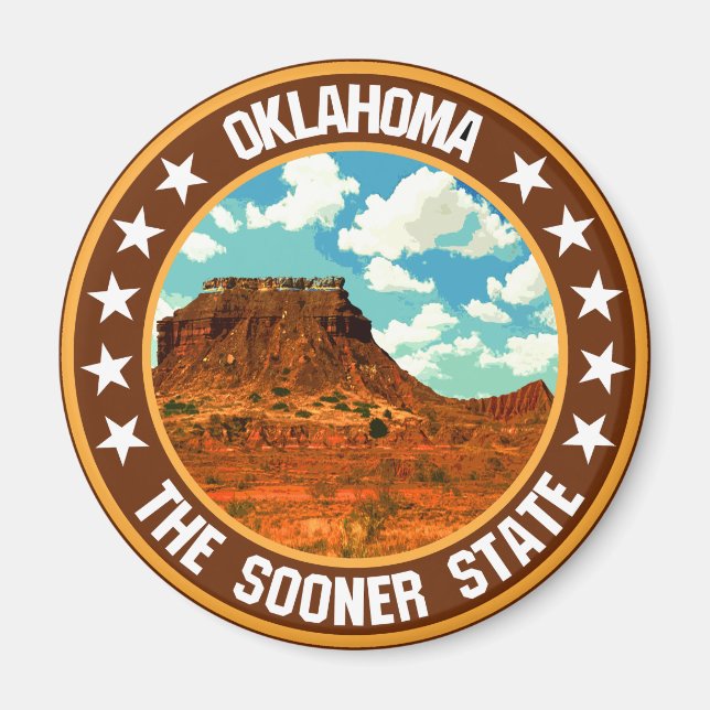 Oklahoma                                           magnet (Front)