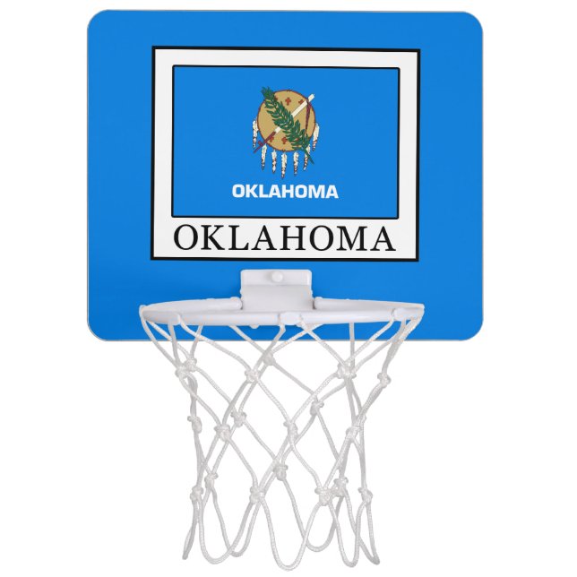 Oklahoma Mini Basketball Hoop (Front)