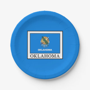 Oklahoma Paper Plates
