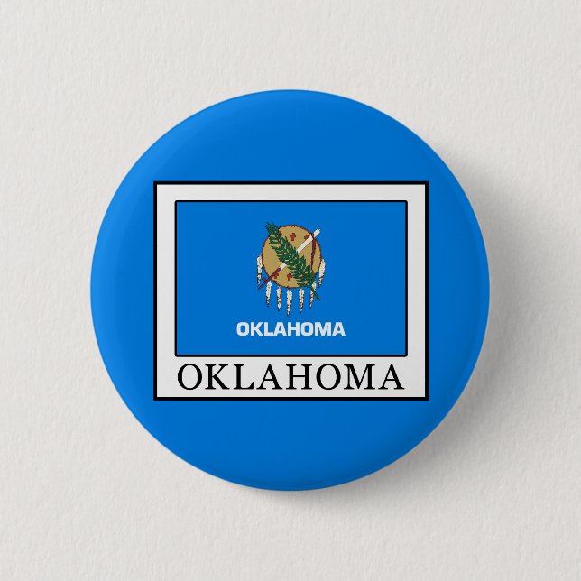 Oklahoma Pinback Button (Front)
