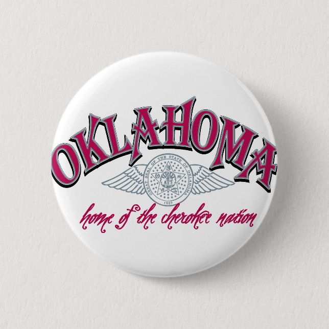 Oklahoma Pinback Button (Front)