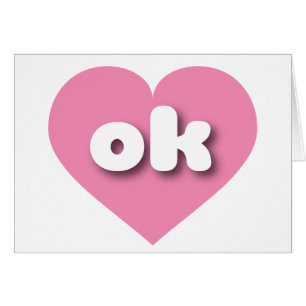 Oklahoma pink heart - I love ok