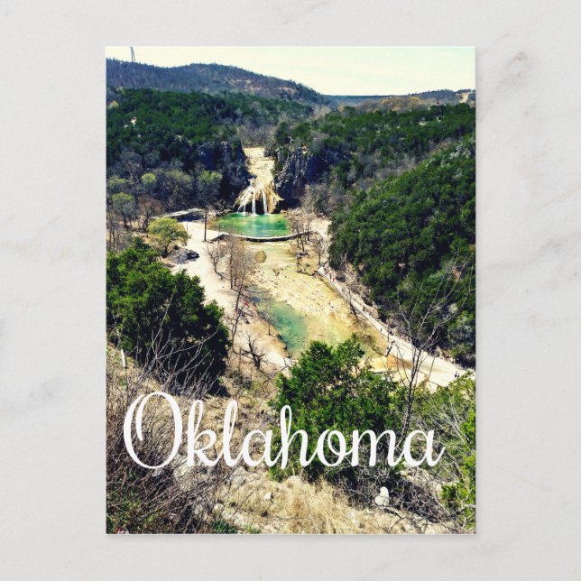 Oklahoma Postcard Turner Falls (Front)