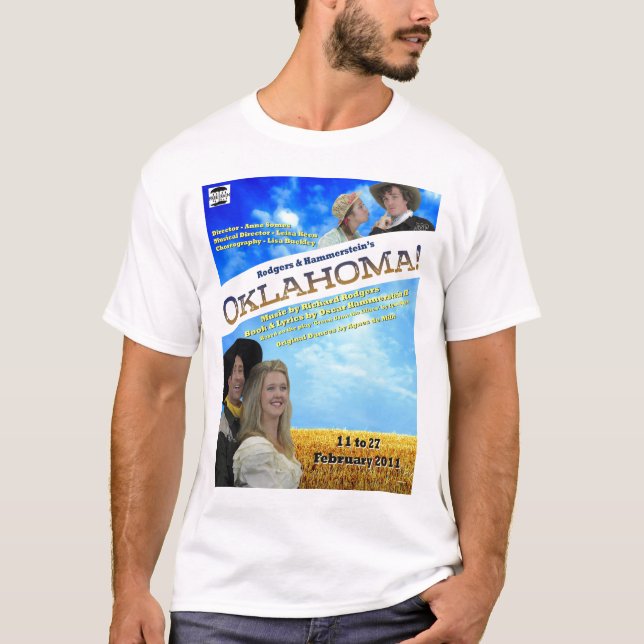 Oklahoma Poster Men's Shirt (Front)