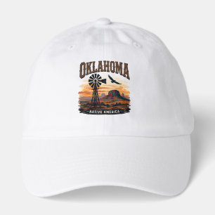 Oklahoma Prairie Sunset Adventure Hat