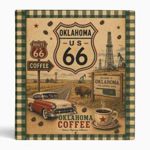Oklahoma Route 66 Family Recipe Roads 3 Ring Binder
